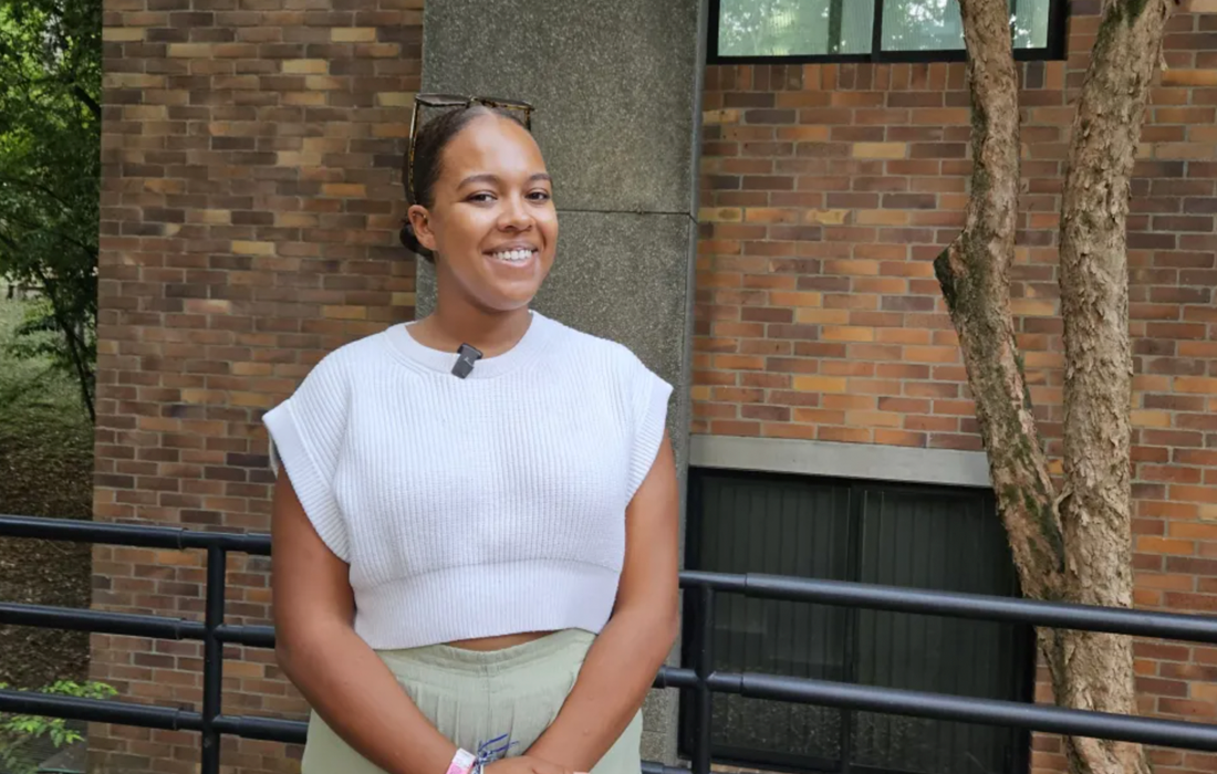 Anaelle, estudiante internacional en la Javeriana Cali